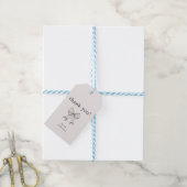 Coquette Strik Diploombrevet Bedankje Cadeaulabel (Met Touw)