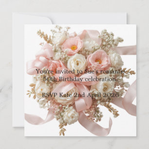Coquette Strik Florale 50e Verjaardagsfeest