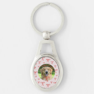 Coquette Strik Geschenk Pet Foto Sleutelhanger