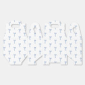 Coquette Strik iets blauws bruidsfeest cadeautje Bedankdoosjes (Ongevouwen)