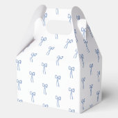 Coquette Strik iets blauws bruidsfeest cadeautje Bedankdoosjes (Achterkant)