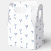 Coquette Strik iets Blauws Bruidsfeest Favor Bedankdoosjes (Open)