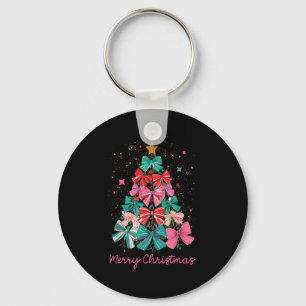 Coquette Strik Kerstmis Kerstboom Familie Pyjama Sleutelhanger
