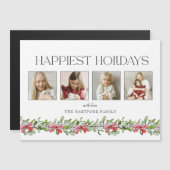 Coquette Strik Mistletoe Prettig Kerstfeest 4 Foto (Voorkant / Achterkant)