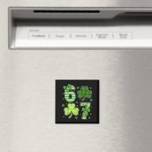 Coquette strik shamrock 67 St. Patrick's Day 6 7 m Magneet (Insitu (Vaatwasser))