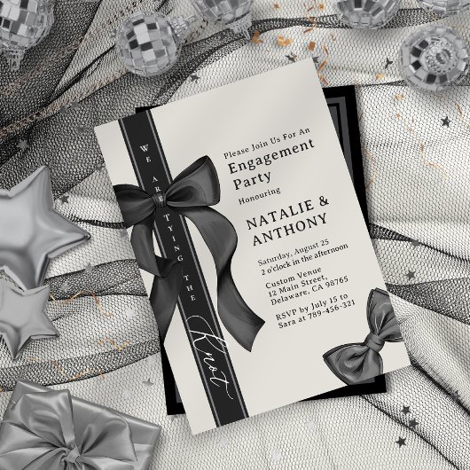 Coquette Strik We Gaan Trouwen Verloving Kaart