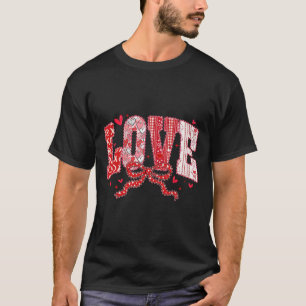 Coquette Strikende Hartjes Liefde Valentijn Xoxo W T-shirt