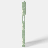 Coquette Strikers Gingham Monogram Crème Salie Gr Case-Mate iPhone Case (Achterkant / Rechts)