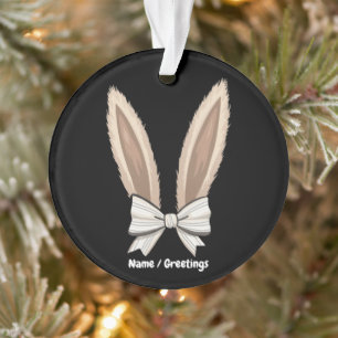 Coquette Strikhoofd Konijnenoren Knuffel Konijn Ge Ornament