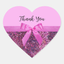 Coquette Strikje & Roze Paarse Glitter Naam Schrif