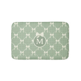 Coquette Strikjes Gingham Monogram Crème Salie Gro Badmat