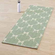 Coquette Strikjes Gingham Patroon Crème Saliegroen
