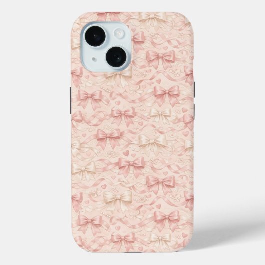 Coquette Strikpatroon Case-Mate iPhone Case (Achterkant)
