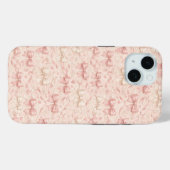 Coquette Strikpatroon Case-Mate iPhone Case (Achterkant (horizontaal))