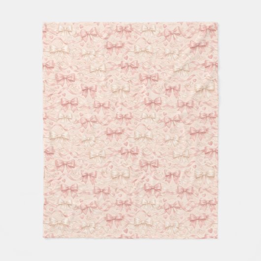 Coquette Strikpatroon Fleece Deken (Voorkant)