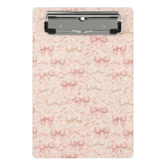Coquette Strikpatroon Mini Klembord (Voorkant)