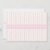 Coquette Sweet 16 Pink Bow Birthday Photo Kaart (Achterkant)