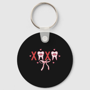 Coquette Tand Xoxo Tandarts Mondhygiënist Tandheel Sleutelhanger
