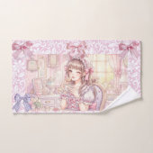 Coquette Tea Time – Pastel Ribbon  Handdoek (Handdoek)