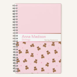 Coquette Teddy Bear Notebook Notitieboek