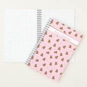 Coquette Teddy Bear Notebook Notitieboek (Binnen)