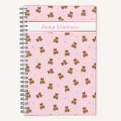 Coquette Teddy Bear Notebook Notitieboek (Voorkant)
