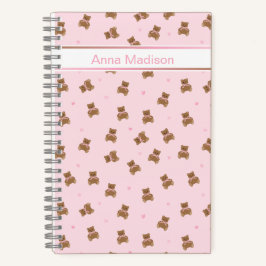 Coquette Teddy Bear Notebook Notitieboek