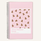Coquette Teddy Bear Notebook Notitieboek (Voorkant)