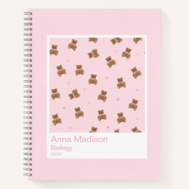 Coquette Teddy Bears Aesthetic Notebook Notitieboek
