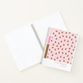 Coquette Teddy Bears Vertical Palette Notebook Notitieboek (Binnen)
