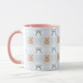 Coquette Teddybeer & Lint Boog Patroon Mok (Links)