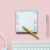 Coquette thema Ballet Personaliseren Notitieblok