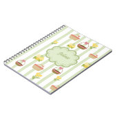 Coquette thema Bloemen en manden Notitieboek (Linkerzijde)