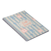 Coquette thema Ribbons & Bags gepersonaliseerd Notitieboek (Rechterzijde)