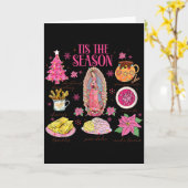 Coquette Tis The Season Mexican Christmas Spanish  Kaart (Gele Bloem)