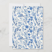 Coquette toile boog foto afstudeer aankondiging (Achterkant)