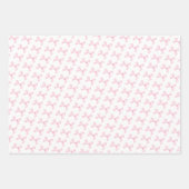 Coquette Toile De Jouy Pink Bow Inpakpapier Vel (Voorkant 3)