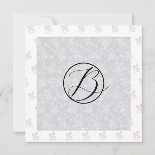 Coquette Transparante Roze Platte Save The Date Ka (Voorkant)