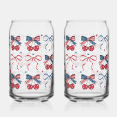 Coquette USA Glazen Set, 4 juli Gift voor Vrouwen (Voorkant)