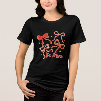 Coquette Valentine T-Shirt - Bow Heart Shirt