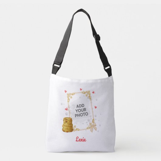 Coquette Verjaardag Crossbody Tas Cadeau (Voorkant)