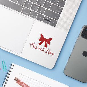 Coquette Vibes Sticker Cute Boog Aesthetic Stick