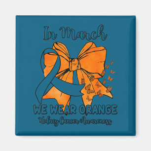 Coquette vlinder in maart dragen oranje nier magneet
