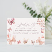 Coquette vlinder | Vlinders Boeken voor Baby Informatiekaartje (Staand voorkant)