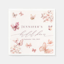 Coquette Vlinder |  Vlinders Bruiloft  Servet