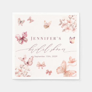 Coquette Vlinder    Vlinders Bruiloft  Servet