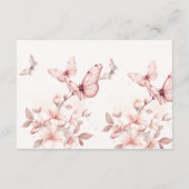 Coquette vlinder | Vlinders Luier Raffle Informatiekaartje (Achterkant)