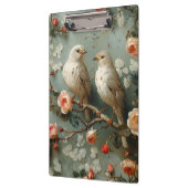 Coquette Vogels Bloemen Klembord (Links)