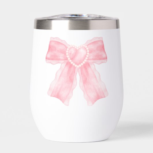 Coquette Vrouwelijke Roze Boog (Voorkant)