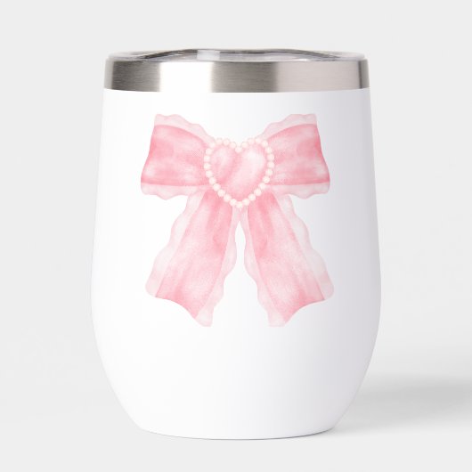 Coquette Vrouwelijke Roze Boog (Achterkant)